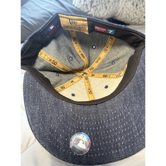 Oakland Athletics OAK MLB New Era 59FIFTY Fitted Size 7 Cap - Picture 4 of 5